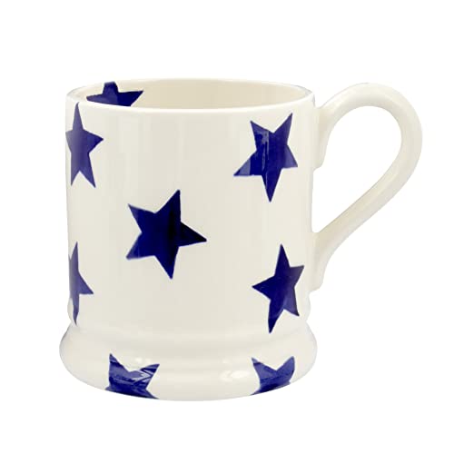 Emma Bridgewater große Tasse 1/2 Pint, Keramik Kaffeetasse groß - Steingut Tasse, Cappuccino, Latte, Kaffee, Teetasse - Schöne Tassen, Geburtstagsgeschenk - Kaffeebecher Blauer Stern Emma Bridgewater große Tasse 1/2 Pint, Keramik Kaffeetasse groß - Steingut Tasse, Cappuccino, Latte, Kaffee, Teetasse - Schöne Tassen, Geburtstagsgeschenk - Kaffeebecher Blauer Stern von Emma Bridgewater