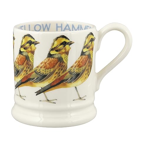 Emma Bridgewater große Tasse 1/2 Pint, Keramik Kaffeetasse groß - Steingut Tasse, Cappuccino, Latte, Kaffee, Teetasse - Schöne Tassen, Geburtstagsgeschenk - Kaffeebecher Yellow Hammer von Emma Bridgewater