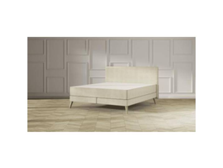 Emma Elite Boxspringbett Comfort - Beige - 160x200 cm - Kopfteil Kissen - Natur Füße Emma Elite Boxspringbett Comfort - Beige - 160x200 cm - Kopfteil Kissen - Natur Füße von Emma