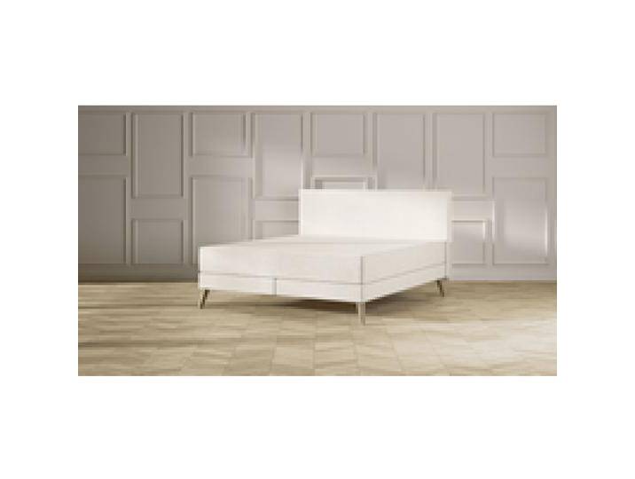 Emma Elite Boxspringbett V2 – Beige - 160x200cm - Kopfteil Kissen - Holzfüße von Emma