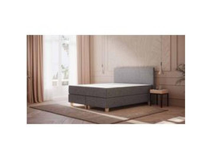 Emma Original Boxspringbett Komfort 200x200 cm - dunkelgrau - Füße Holz - Kopfteil klassisch Emma Original Boxspringbett Komfort 200x200 cm - dunkelgrau - Füße Holz - Kopfteil klassisch von Emma