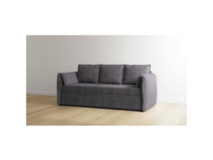 Emma Premium Schlafsofa - Kordstoff - Dunkelgrau - 160x200 von Emma