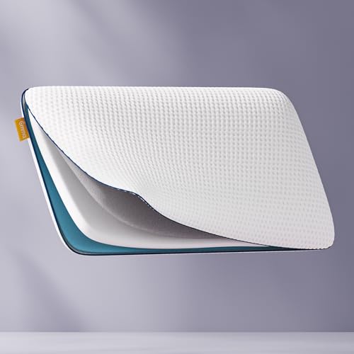 Emma Premium Stützkissen 70x40 – Ergonomisches Nackenkissen mit Thermosync Technologie – Kühlendes Memory Foam Kopfkissen, Höhenverstellbar für Seiten-, Rücken- & Bauchschläfer – Waschbarer Bezug von Emma