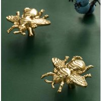 Messing Schrankknopf Bienen Goldene Möbelbeschläge von EmmaDIYFU