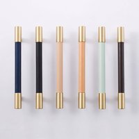 Messing & Leder Griffe - Kabinett Garderobe Knäufe Küchenschrank Schrankknäufe 6 Styles Erhältlich von EmmaDIYFU