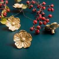 Messing Floral Form Schubladenknäufe - Kommode Schrank Knäufe Schreibtisch Für Möbel von EmmaDIYFU