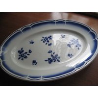 Sevierplatte Spritzdekor Aus Frankreich von EmmaRosesVintage