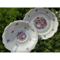 Teller, Alte Teller Von Rosenthal Pompadour, Blumenmotiv von EmmaRosesVintage