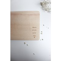 Frühstücksbrett "Heute Ist Ein Guter Tag" | Muttertagsgeschenk Geschenk Beste Freundin Muttertag von EmmaWulfersStudio