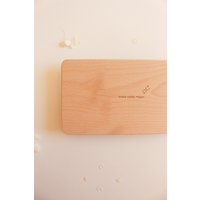 Frühstücksbrettchen Mit Gravur "Make Today Magic" - Perfekter Start in Den Tag Positivem Mindset | Mitbringsel von EmmaWulfersStudio