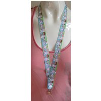 Osterhase Ei Lanyard Breakaway Handgemachte Band Id Holder Schlüsselring Multi Color von Emmabeescrafts