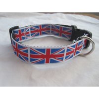 Union Jack Handmade Hundehalsband Führt England Uk von Emmabeescrafts