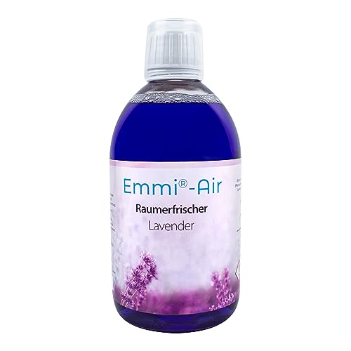 Emmi Air Raumerfrischer Lavender – Wasserlöslicher Raumduft für Luftreiniger & Befeuchter – Entspannender Duft gegen Stress & Schlafstörungen – Nachfüllflasche für Air Purifier & Diffuser – 500 ml von Emmi-dent