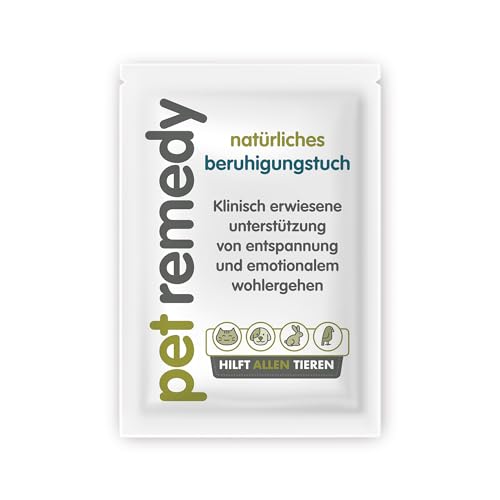 Emmi-pet Remedy Beruhigungstücher 12 STK. – Natürliche Anti-Stress Tücher für Hunde & Katzen I Entspannung & Beruhigung unterwegs I 100 % ätherische Öle I Stress & Angst-Linderung Emmi-pet Remedy Beruhigungstücher 12 STK. – Natürliche Anti-Stress Tücher für Hunde & Katzen I Entspannung & Beruhigung unterwegs I 100 % ätherische Öle I Stress & Angst-Linderung von Emmi-pet