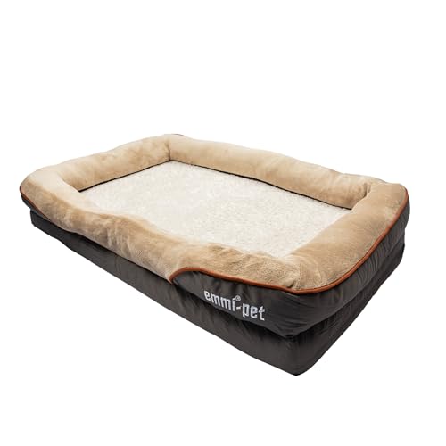 Emmi-pet Orthopädisches Hundebett für sehr große Hunde – 120x85x25cm – Kuscheliges & waschbares Hundesofa – Weiches Hundebett – rutschfest, langlebig & atmungsaktiv – Passt Sich an die Körperform an Emmi-pet Orthopädisches Hundebett für sehr große Hunde – 120x85x25cm – Kuscheliges & waschbares Hundesofa – Weiches Hundebett – rutschfest, langlebig & atmungsaktiv – Passt Sich an die Körperform an von Emmi-pet
