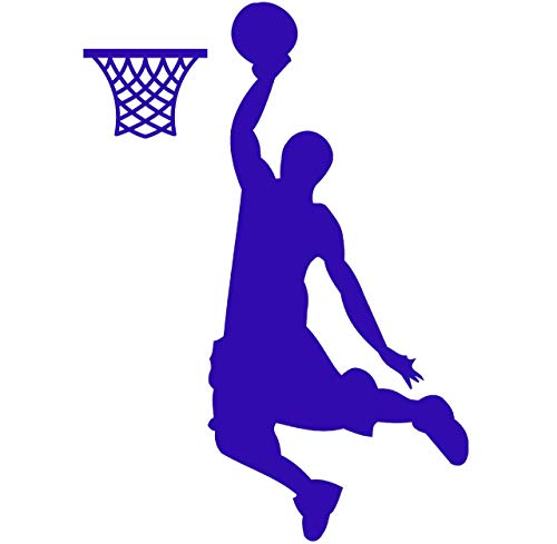 EmmiJules Wandtattoo Basketball-Spieler Basketballer (100cm x 75cm) - mit Namen möglich - Made in Germany - in verschiedenen Farben und Größen - Junge Sport Wandaufkleber Wandsticker von EmmiJules