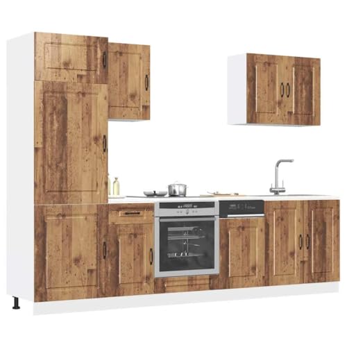 Emmtore 7-TLG Küchenschrank-Set Holzwerkstoff, Küchenzeile Einbauküche, Schrank-Set, Unterschrank,Küchenschrank.Altholz Emmtore 7-TLG Küchenschrank-Set Holzwerkstoff, Küchenzeile Einbauküche, Schrank-Set, Unterschrank,Küchenschrank.Altholz von Emmtore