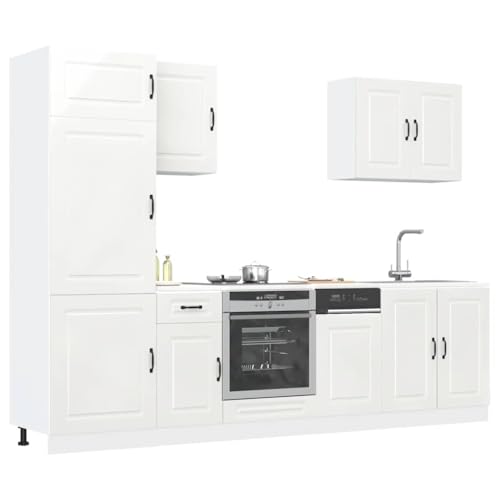 Emmtore 7-TLG Küchenschrank-Set Holzwerkstoff, Küchenzeile Einbauküche, Schrank-Set, Unterschrank,Küchenschrank.Hochglanz-Weiß Emmtore 7-TLG Küchenschrank-Set Holzwerkstoff, Küchenzeile Einbauküche, Schrank-Set, Unterschrank,Küchenschrank.Hochglanz-Weiß von Emmtore
