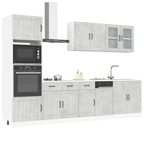 Emmtore 7-TLG. Küchenschrank-Set Kalmar Holzwerkstoff, Küchenzeile Einbauküche, Schrank-Set, Unterschrank, Küchenschrank, Hängeschrank,Betongrau Emmtore 7-TLG. Küchenschrank-Set Kalmar Holzwerkstoff, Küchenzeile Einbauküche, Schrank-Set, Unterschrank, Küchenschrank, Hängeschrank,Betongrau von Emmtore