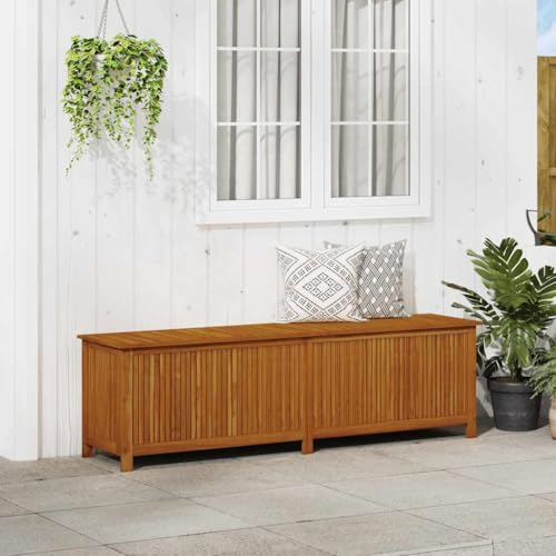 Emmtore Akazienholz Massiv Garten Aufbewahrungsbox Auflagenbox Gartentruhe Kissenbox Gartenbox Kissentruhe Gartentruhe Truhe,200 x 50 x 58 cm Emmtore Akazienholz Massiv Garten Aufbewahrungsbox Auflagenbox Gartentruhe Kissenbox Gartenbox Kissentruhe Gartentruhe Truhe,200 x 50 x 58 cm von Emmtore