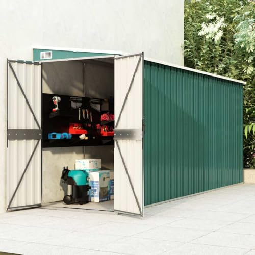 Emmtore Anbauschuppen Verzinkter Stahl,wandmontierte Gartenhaus Grün,118 x 382 x 178 cm Emmtore Anbauschuppen Verzinkter Stahl,wandmontierte Gartenhaus Grün,118 x 382 x 178 cm von Emmtore
