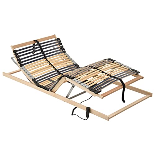 Emmtore Elektrischer Lattenrost mit 42 Latten 7 Zonen 100x200 cm Verstellbar (elektrisch),100 x 200 cm von Emmtore