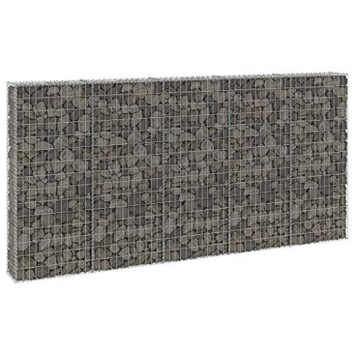 Emmtore Gabionenwand mit Abdeckung Verzinkter Stahl Gabione Steingabionen Steinkorb Gabionen Wand Drahtkorb Draht Mauer Verzinkter 300x30x150 cm Emmtore Gabionenwand mit Abdeckung Verzinkter Stahl Gabione Steingabionen Steinkorb Gabionen Wand Drahtkorb Draht Mauer Verzinkter 300x30x150 cm von Emmtore