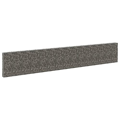 Emmtore Gabionenwand mit Abdeckung Verzinkter Stahl Gabione Steingabionen Steinkorb Gabionen Wand Drahtkorb Draht Mauer Verzinkter 900x30x150 cm Emmtore Gabionenwand mit Abdeckung Verzinkter Stahl Gabione Steingabionen Steinkorb Gabionen Wand Drahtkorb Draht Mauer Verzinkter 900x30x150 cm von Emmtore