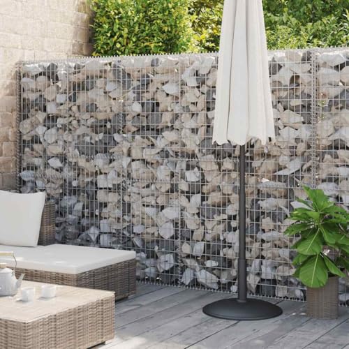 Emmtore Gabionenwand mit Abdeckung Verzinkter Stahl Gabione Steingabionen Steinkorb Gabionen Wand Drahtkorb Draht Mauer Verzinkter 900x30x200 cm Emmtore Gabionenwand mit Abdeckung Verzinkter Stahl Gabione Steingabionen Steinkorb Gabionen Wand Drahtkorb Draht Mauer Verzinkter 900x30x200 cm von Emmtore