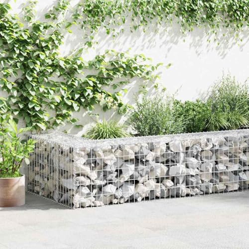 Emmtore Gabionenwand mit Abdeckung Verzinkter Stahl Gabione Steingabionen Steinkorb Gabionen Wand Drahtkorb Draht Mauer Verzinkter 900x30x50 cm Emmtore Gabionenwand mit Abdeckung Verzinkter Stahl Gabione Steingabionen Steinkorb Gabionen Wand Drahtkorb Draht Mauer Verzinkter 900x30x50 cm von Emmtore