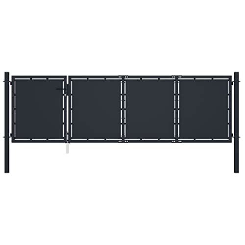 Emmtore Gartentor Gartentür Hoftor Hoftür Gartenpforte Zauntor Zauntür Doppeltor Tor Garten Zaun Pforte Doppelflügeltor Stahl Anthrazit,350 x 100 cm Emmtore Gartentor Gartentür Hoftor Hoftür Gartenpforte Zauntor Zauntür Doppeltor Tor Garten Zaun Pforte Doppelflügeltor Stahl Anthrazit,350 x 100 cm von Emmtore