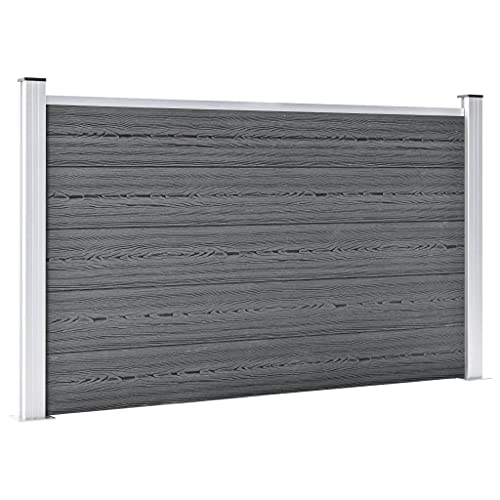 Emmtore Gartenzaun WPC Sichtschutzzaun Lamellenzaun Windschutz Sichtschutz Zaun Steckzaun Systemzaun Garten Aluminiumstange 353x106 cm Grau Emmtore Gartenzaun WPC Sichtschutzzaun Lamellenzaun Windschutz Sichtschutz Zaun Steckzaun Systemzaun Garten Aluminiumstange 353x106 cm Grau von Emmtore