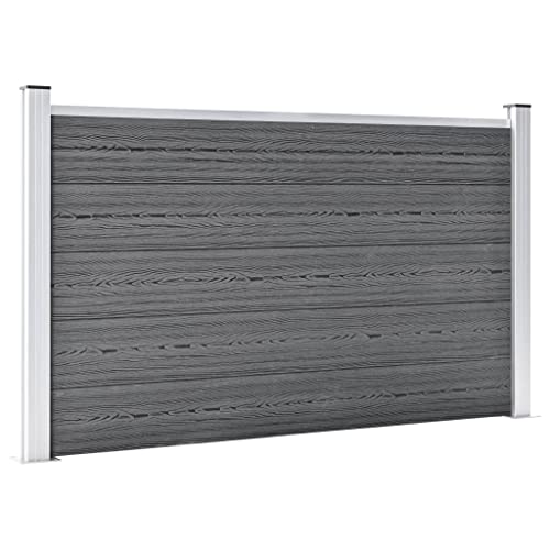 Emmtore Gartenzaun WPC Sichtschutzzaun Lamellenzaun Windschutz Sichtschutz Zaun Steckzaun Systemzaun Garten Aluminiumstange 699x106 cm Grau Emmtore Gartenzaun WPC Sichtschutzzaun Lamellenzaun Windschutz Sichtschutz Zaun Steckzaun Systemzaun Garten Aluminiumstange 699x106 cm Grau von Emmtore