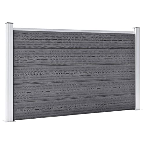 Emmtore Gartenzaun WPC Sichtschutzzaun Lamellenzaun Windschutz Sichtschutz Zaun Steckzaun Systemzaun Garten Aluminiumstange 872x106 cm Grau Emmtore Gartenzaun WPC Sichtschutzzaun Lamellenzaun Windschutz Sichtschutz Zaun Steckzaun Systemzaun Garten Aluminiumstange 872x106 cm Grau von Emmtore