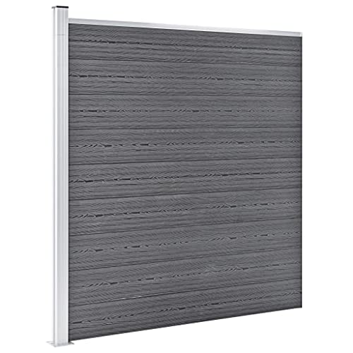 Emmtore Gartenzaun WPC Sichtschutzzaun Windschutzzaun Lamellenzaun Windschutz Sichtschutz Zaun Element Terrasse Garten 699x186 cm Grau Emmtore Gartenzaun WPC Sichtschutzzaun Windschutzzaun Lamellenzaun Windschutz Sichtschutz Zaun Element Terrasse Garten 699x186 cm Grau von Emmtore