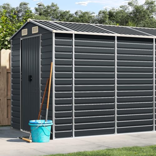 Emmtore Gerätehaus,Verzinkter Stahl,Outdoor Gartenhaus wetterfest Anthrazit,191 x 555 x 198 cm Emmtore Gerätehaus,Verzinkter Stahl,Outdoor Gartenhaus wetterfest Anthrazit,191 x 555 x 198 cm von Emmtore
