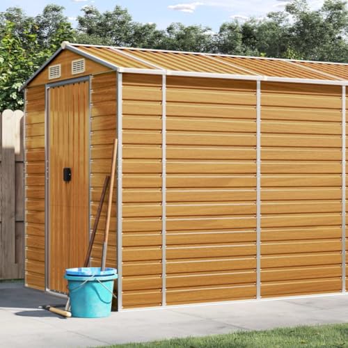 Emmtore Gerätehaus,Verzinkter Stahl,Outdoor Gartenhaus wetterfest Hellbraun,191 x 895 x 198 cm Emmtore Gerätehaus,Verzinkter Stahl,Outdoor Gartenhaus wetterfest Hellbraun,191 x 895 x 198 cm von Emmtore
