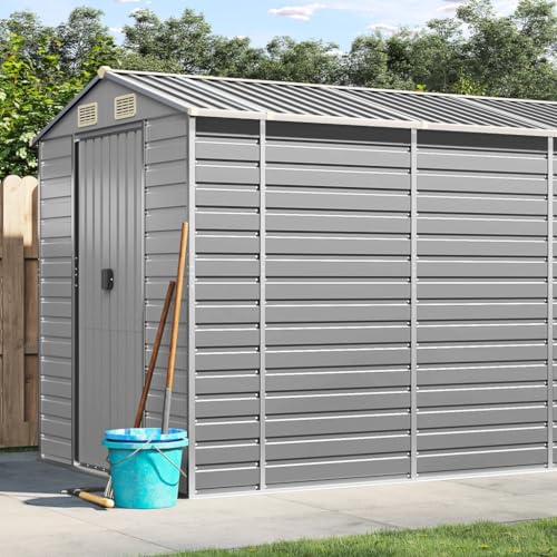 Emmtore Gerätehaus,Verzinkter Stahl,Outdoor Gartenhaus wetterfest Hellgrau,191 x 640 x 198 cm Emmtore Gerätehaus,Verzinkter Stahl,Outdoor Gartenhaus wetterfest Hellgrau,191 x 640 x 198 cm von Emmtore