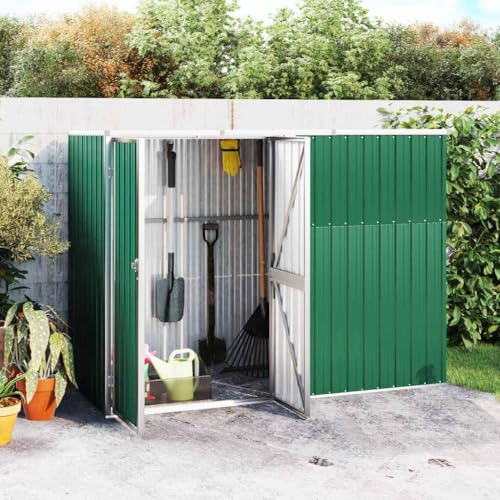 Emmtore Gerätehaus Geräteschuppen Gartenhaus Gartenschuppen Schuppen Lagerschuppen Werkzeugschuppen Verzinkter Stahl Grün,225 x 89 x 161 cm Emmtore Gerätehaus Geräteschuppen Gartenhaus Gartenschuppen Schuppen Lagerschuppen Werkzeugschuppen Verzinkter Stahl Grün,225 x 89 x 161 cm von Emmtore