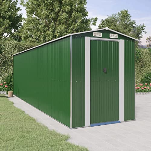 Emmtore Geräteschuppen Gerätehaus Garten Schuppen Gartenhaus Hütte Haus Laube Gartenschuppen Lagerschuppen Verzinkter Stahl Grün,192 x 689 x 223 cm Emmtore Geräteschuppen Gerätehaus Garten Schuppen Gartenhaus Hütte Haus Laube Gartenschuppen Lagerschuppen Verzinkter Stahl Grün,192 x 689 x 223 cm von Emmtore