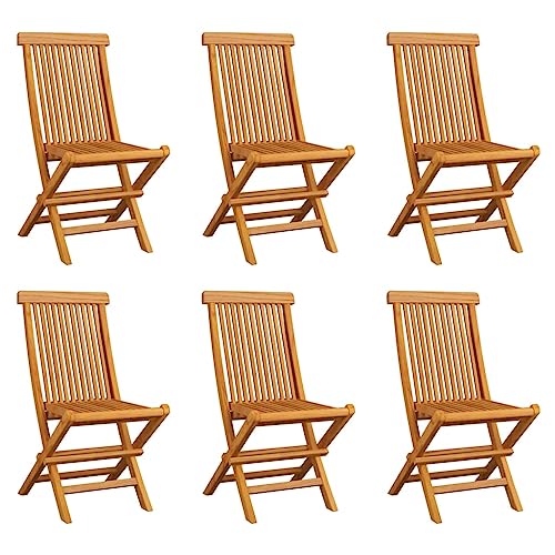 Emmtore Klappbare Gartenstühle 6 STK. Gartenstuhl Klappstuhl Holzstuhl Stuhl Hochlehner Massivholz Teak Emmtore Klappbare Gartenstühle 6 STK. Gartenstuhl Klappstuhl Holzstuhl Stuhl Hochlehner Massivholz Teak von Emmtore