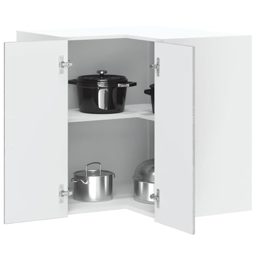 Emmtore Küchen-Eckhängeschrank Kalmar Herdumbauschränke Lucca Backofenschrank, Herdschrank, Ofenschrank, Küchenofenschrank, Küchenherdschrank Grau Sonoma Holzwerkstoff von Emmtore