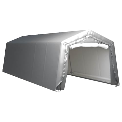 Emmtore Lagerzelt UV-beständig Industriezelt Zelthalle Weidezelt Zelt Zeltgarage Foliengarage Unterstand Lagerhalle Stahl Grau 300 x 900 cm Emmtore Lagerzelt UV-beständig Industriezelt Zelthalle Weidezelt Zelt Zeltgarage Foliengarage Unterstand Lagerhalle Stahl Grau 300 x 900 cm von Emmtore