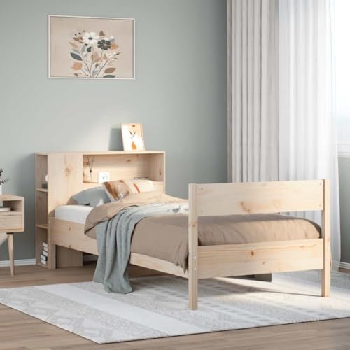 Emmtore Massivholzbett, Holzbett mit Kopfteil Lattenrost, Bett für Schlafzimmer, Bett Bettgestell, Natur,90 x 200 cm Emmtore Massivholzbett, Holzbett mit Kopfteil Lattenrost, Bett für Schlafzimmer, Bett Bettgestell, Natur,90 x 200 cm von Emmtore