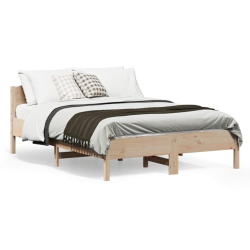 Emmtore Massivholzbett,Bett Bettgestell mit Lattenrost,Schlafzimmerbett mit Kopfteil,Bettrahmen Schlafzimmermöbel,Natur,140 x 190 cm Emmtore Massivholzbett,Bett Bettgestell mit Lattenrost,Schlafzimmerbett mit Kopfteil,Bettrahmen Schlafzimmermöbel,Natur,140 x 190 cm von Emmtore