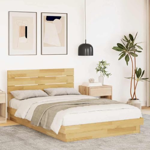 Emmtore Massivholzbett mit Kopfteil ohne Matratze Eichenholz, Bettrahmen, Bett, Holzbett, Schlafzimmermöbel, Doppelbett, Massivholzbett,120 x 190 cm Emmtore Massivholzbett mit Kopfteil ohne Matratze Eichenholz, Bettrahmen, Bett, Holzbett, Schlafzimmermöbel, Doppelbett, Massivholzbett,120 x 190 cm von Emmtore