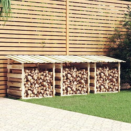 Emmtore Pergolen mit Dach 3 STK. 100x90x100 cm Kiefernholz Imprägniert von Emmtore