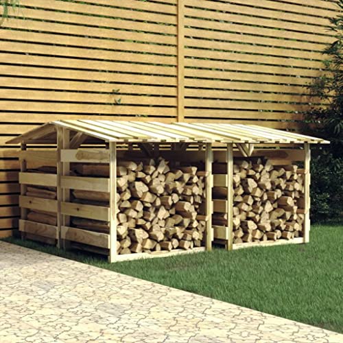 Emmtore Pergolen mit Dach 4 STK. 100x90x100 cm Kiefernholz Imprägniert von Emmtore