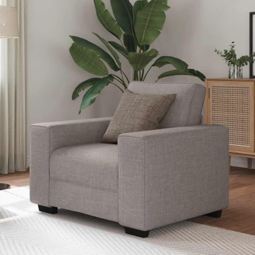Emmtore Sessel 60 cm Stoff, Sofa, Fernsehsessel,Einsitzer Sofa, Loungesessel, Relaxsessel, Einsitzer Couch, Polstersessel, Bürosessel Taupe,60 cm Emmtore Sessel 60 cm Stoff, Sofa, Fernsehsessel,Einsitzer Sofa, Loungesessel, Relaxsessel, Einsitzer Couch, Polstersessel, Bürosessel Taupe,60 cm von Emmtore