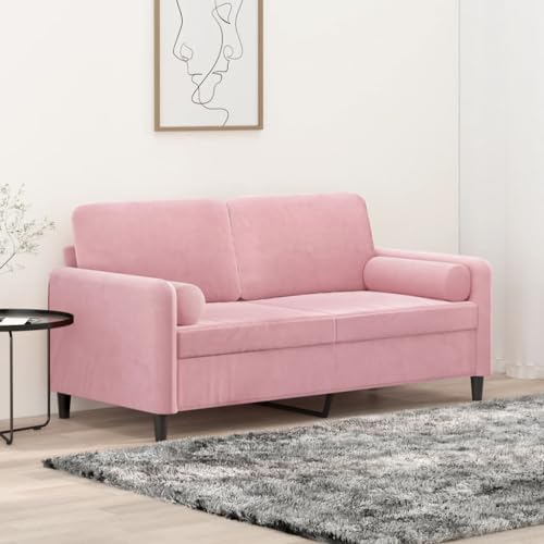 Emmtore Sofa, Couch mit Zierkissen, Liegesofa für Wohnzimmer, Polstersofa Sessel Relaxsofa Loungesofa Relaxcouch Rosa,140 cm Emmtore Sofa, Couch mit Zierkissen, Liegesofa für Wohnzimmer, Polstersofa Sessel Relaxsofa Loungesofa Relaxcouch Rosa,140 cm von Emmtore